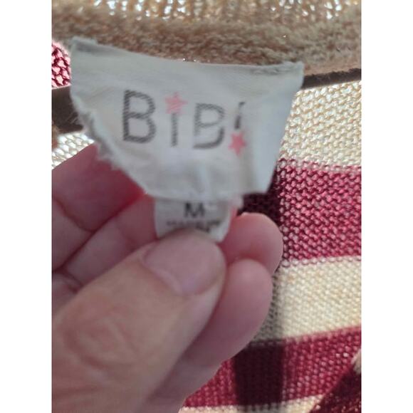 Firework Ready Star-Spangled Oversized Knit Top Medium - Picture 5 of 5